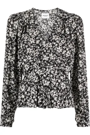 Marant Etoile Eddy floral-print blouse
