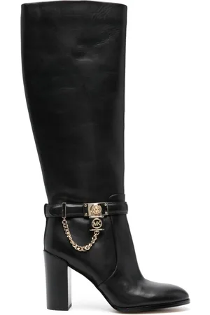 Michael Kors Hamilton 100mm leather boots