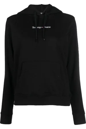 Embroidered Tommy Logo Terry Hoodie