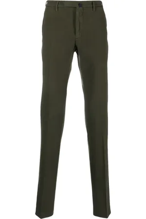 Incotex Batavia pressed-crease slim-fit trousers