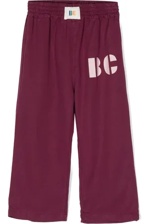 Bobo Choses Logo-print straight-leg trousers
