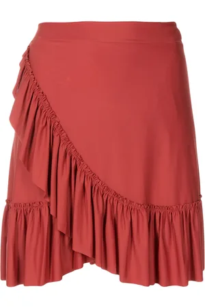Lygia & Nanny Laurita ruffled-trim wrap skirt