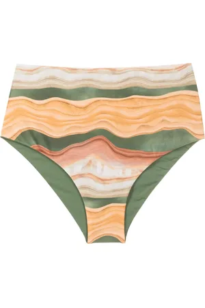 Lygia & Nanny Violeta abstract-print bikini bottoms