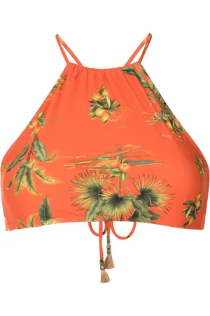 Lygia & Nanny Ilana botanical-print bikini top