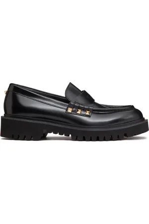 VALENTINO GARAVANI Rockstud leather loafers