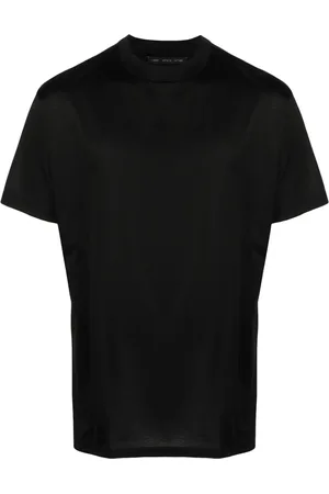 LOW BRAND Slub-texture short-sleeved T-shirt