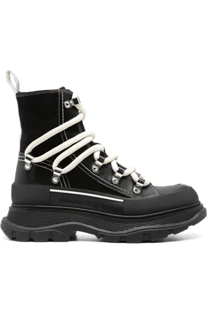 Alexander McQueen 50mm lace-up ankle boots