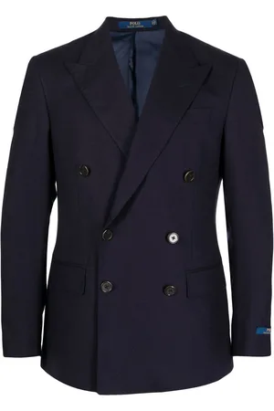 Lauren Ralph Lauren Men's Classic-Fit Double Breasted Lumber Peacoat -  Macy's