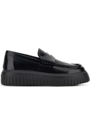 Hogan H-Stripe leather loafers