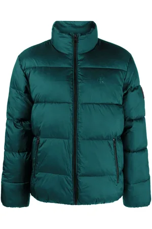 Calvin Klein Logo-patch padded-design jacket