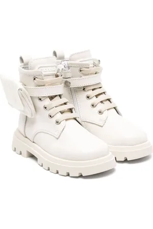 MONNALISA Pocket-detail leather boots
