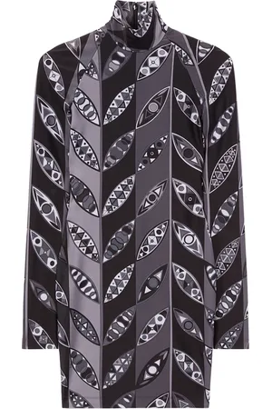Puccini Abstract-print cropped top
