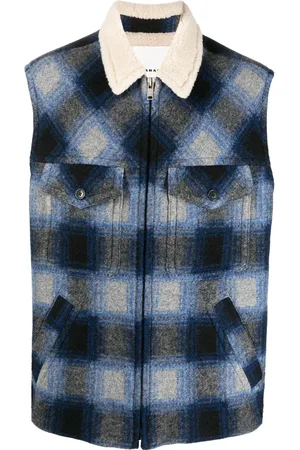 Isabel Marant Kiran checked gilet