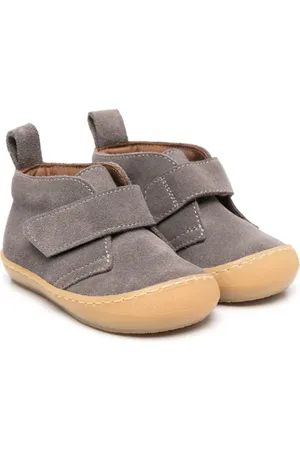 PèPè Touch-strap suede sneakers
