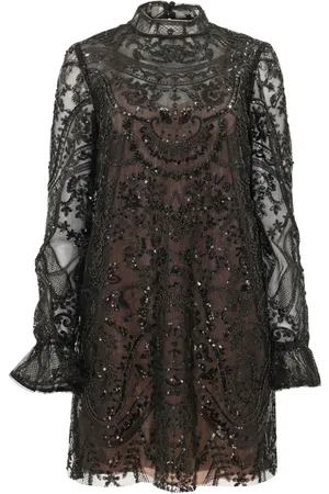 Self-Portrait Sequin-embellished minidress