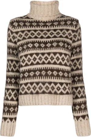Ralph Lauren Roll-neck intarsia-knit jumper
