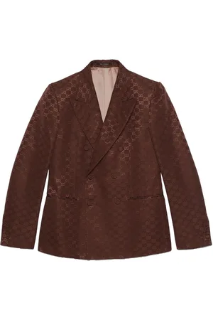 GG-jacquard single-breasted cotton blazer, Gucci, MATCHESFASHION.COM