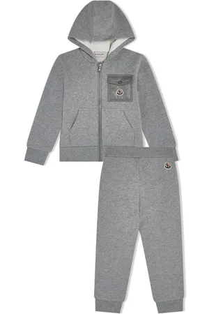 Moncler Logo-patch cotton tracksuit