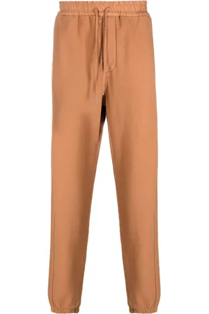 Saint Laurent Drawstring-waistband cotton track pants