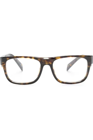 Prada Tortoiseshell-effect square-frame glasses