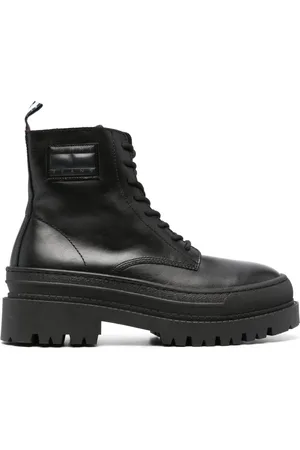 Tommy Hilfiger Foxing lace-up leather boots
