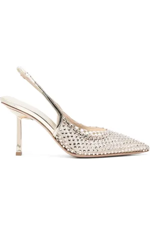 LE SILLA Gilda 85mm crystal-embellished pumps