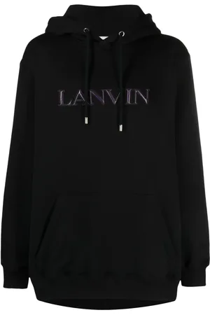 Lanvin Logo-appliqu?? cotton hoodie