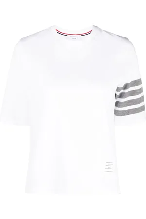 Thom Browne 4-Bar logo print T-shirt