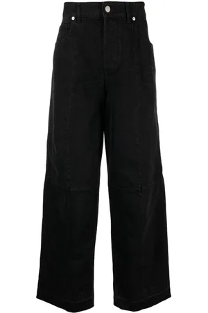 Isabel Marant Javi wide-leg cotton blend trousers