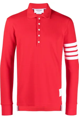Thom Browne 4-Bar Stripe 2003-print polo shirt