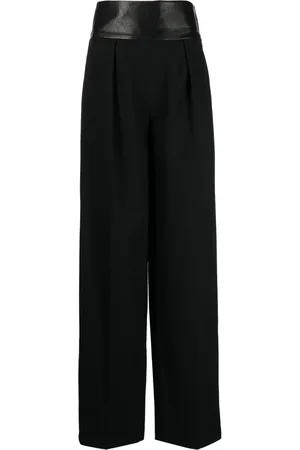 SYSTEM High-waist pleat-detailing tailored trousers