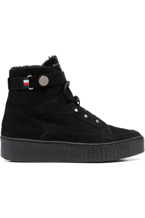 Tommy Hilfiger Shearling-lined flatform boots