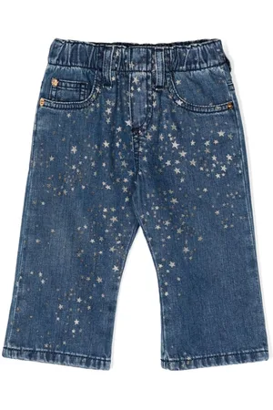 Versace Kids baroque-pattern Print Straight Jeans - Farfetch