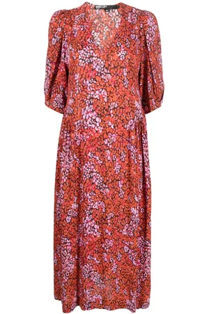 Bimba Y Lola Floral-Print Midi Dress