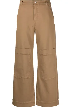 P.A.R.O.S.H. Mid-waist straight-leg trousers