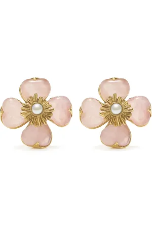 Goossens Trefle quartz earrings