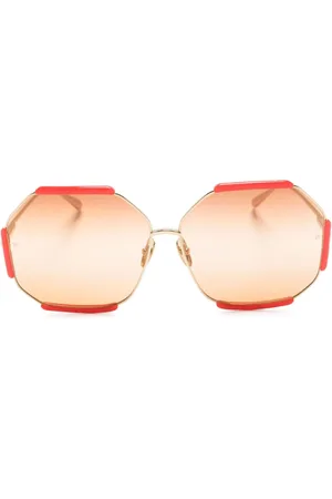 Linda Farrow Women's Lea Oversized Sunglasses