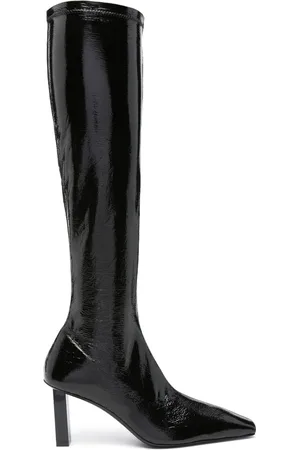 Courrèges 80mm knee-high leather boots