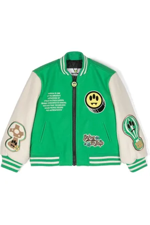 Ralph Lauren Kids logo-print Varsity Jacket - Farfetch