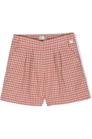Il gufo Check-pattern smart shorts