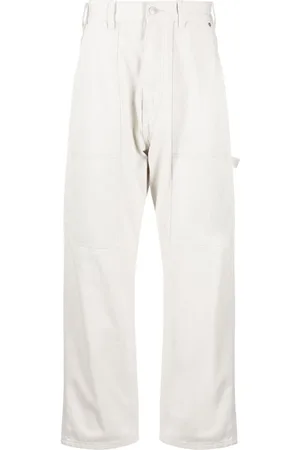 Izzue Mid-rise panelled straight-leg jeans