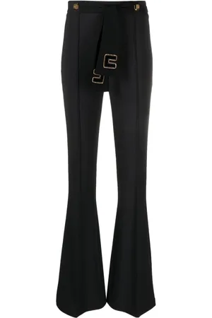 Elisabetta Franchi Sash-detail flared trousers