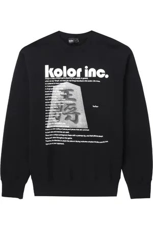 Kolor Logo-print cotton sweatshirt