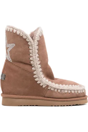 Mou Inner Wedge 70mm logo-plaque boots