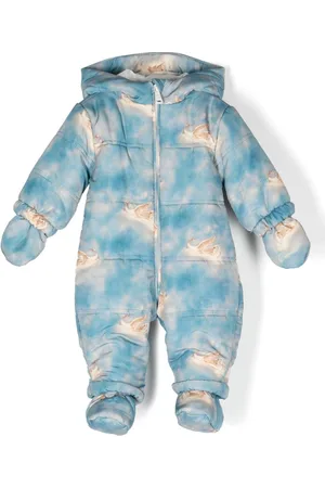 Roberto Cavalli Graphic-print puffer jumpsuit