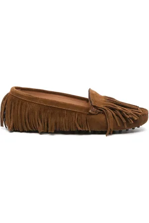 Scarosso Fringed suede loafers