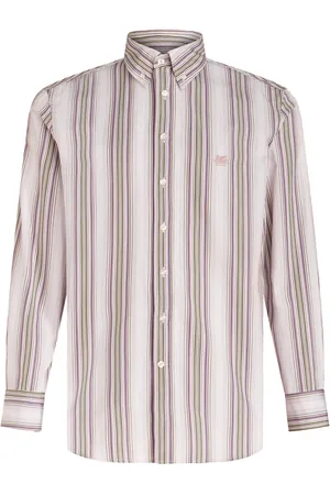 Etro Stripe-print button-down shirt