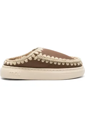 Mou Eskimo leather slippers