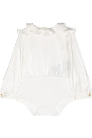 Balmain Frilled-neck ruffled-detail body