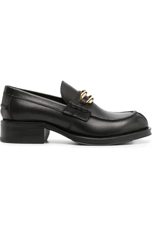 Lanvin Buckled leather loafers